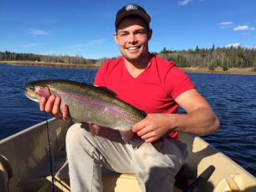 Enjoy rainbow trout fishing while staying at Siwash Lake