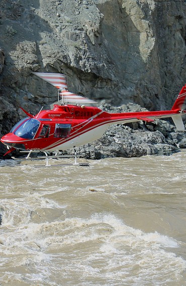 Run the River by Helicopter