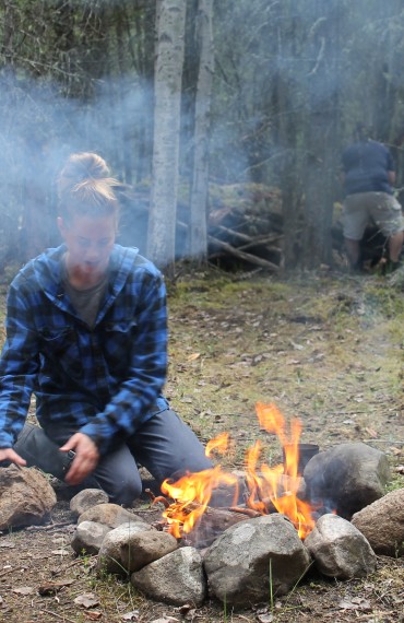 Learn to make a campfire
