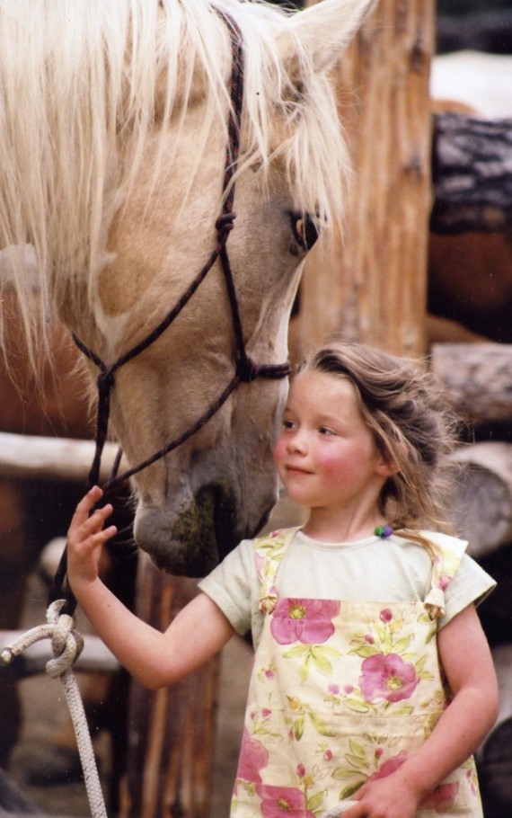 Puzzle is one of the wonderful horses at Siwash Lake Ranch